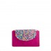 Bolso Clutch Hoja Efecto Ante